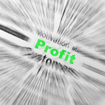 Profit Sphere Definition Displaying business Earnings Benefits And Incomes