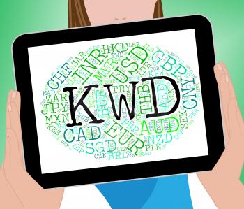 Kwd Currency Representing Exchange Rate And Foreign