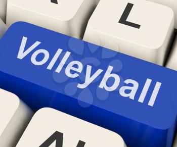 Volleyball Key Shows Volley Ball Game Online