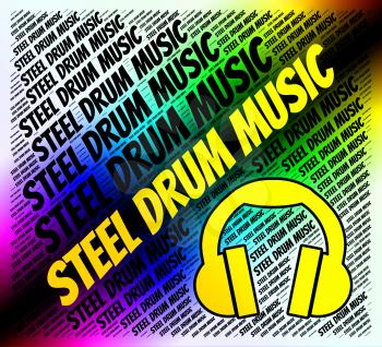 Steel Drum Music Showing Sound Track And Songs