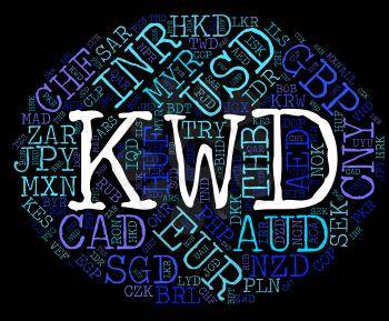 Kwd Currency Representing Exchange Rate And Foreign
