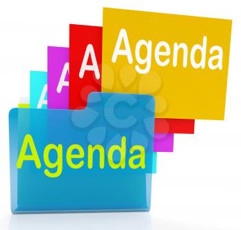 Agenda Files Indicating Calendar Folder And Document