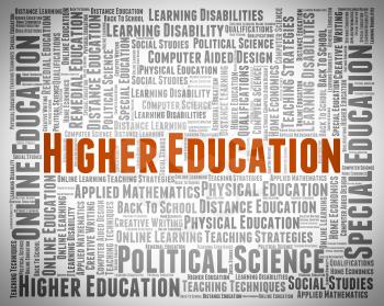 Higher Education Representing Schooling Educated And School