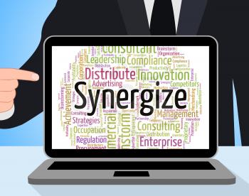 Synergize Word Meaning Team Work And Words