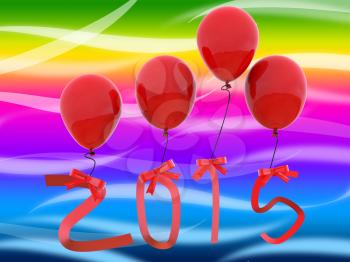 Twenty Fifteen Showing 2015 Year And Festivities