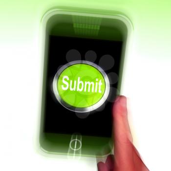 Submit Mobile Meaning Submitting On Entering Online