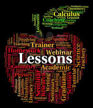 Lessons Word Indicating Classroom Classrooms And Words