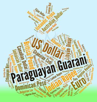 Paraguayan Guarani Representing Foreign Exchange And Word 