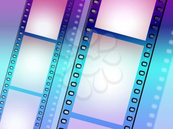 Copyspace Background Showing Camera Film And Cinematography