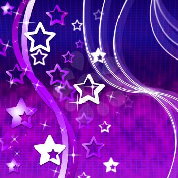 Stars Mauve Meaning Artistic Template And Design