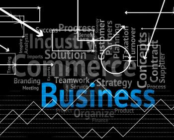 Business Word Showing Company Biz And Corporation