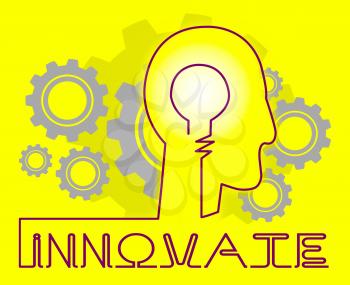 Innovate Cogs Meaning Innovating Creative And Ideas