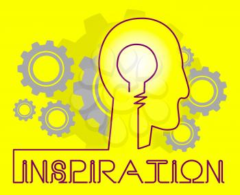 Inspiration Cogs Indicate Positive Motivate And Motivation