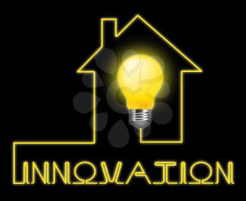 Innovation Light Showing Reorganization Transformation And Restructuring
