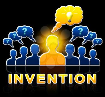 Invention People Means Innovating Invents And Innovation 3d Illustration