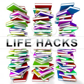 Lifehack Secret Smarter Efficient Hacks 3d Rendering Shows Tips And Solutions For Solving Life Problems