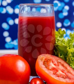 Tomato And Juice Indicating Drink Refresh And Drinks