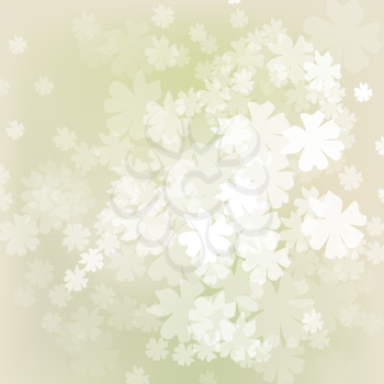 Abstract spring fresh green background, vector illustration