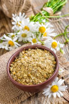 Dry chamomile