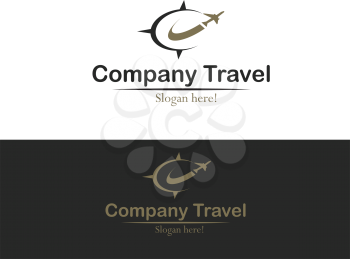 Elegant Travel Company Logo concept.