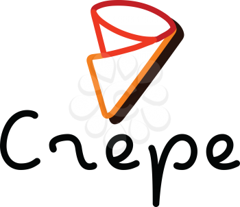 Crepe Logo Design, AI 8 supported.