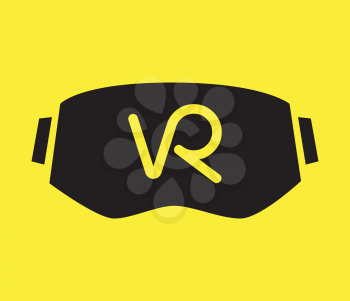 Virtual Reality and 3D Eyewear Icon Design