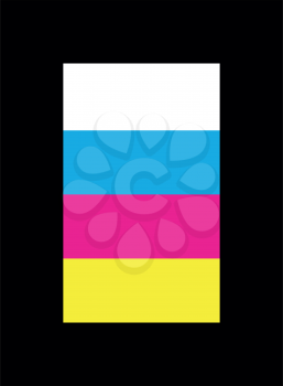 CMYK Icon Design Concept, EPS 8 supported.