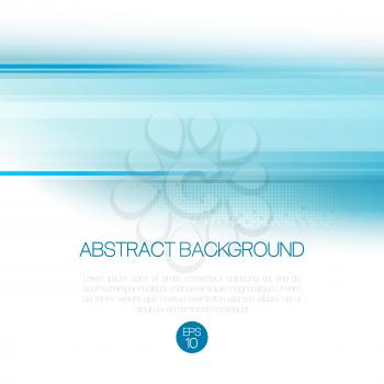 Vector abstract technology background with lines and arrow. EPS 10