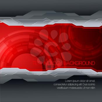 Vector abstract futuristic technical background. EPS 10