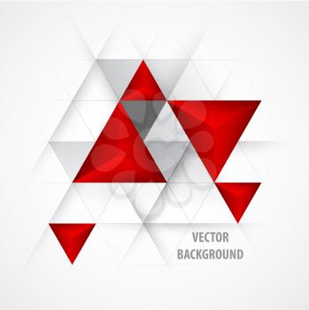 Infographics Abstract background  3d triangle. Vector illustration