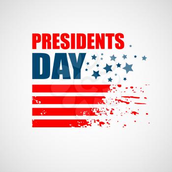 Presidents Day Vector Background. USA Patriotic illustration