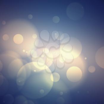 Abstract colorful bokeh background. Vector illustration EPS10