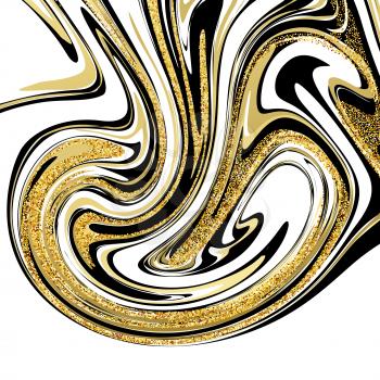 Vector Illustration of Marbling Texture. For Design, Website, Background, Banner. Ink Liquid Element Template. Vector illustration EPS10