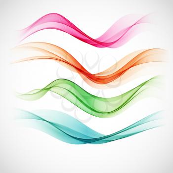 Wave smoke abstract background. Vector illustration EPS10