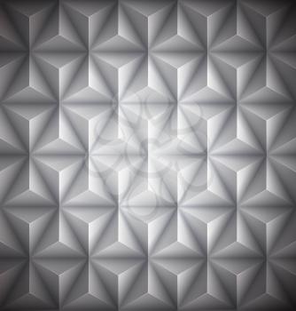 Gray Geometric abstract low-poly paper background. Vector illustration EPS 10