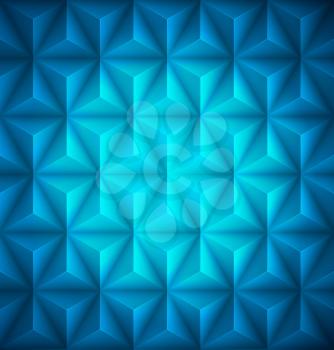 Blue Geometric abstract low-poly paper background. Vector illustration EPS10 