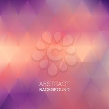 Abstract blur triangle pattern background. Vector illustration EPS 10