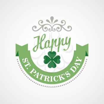 Typography St. Patricks Day. Vector illustration EPS 10