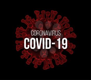 Coronavirus 2019-nCov novel coronavirus concept background. Vector illustration EPS10