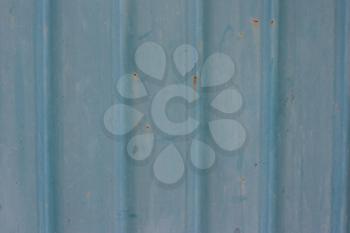 Metal blue background with rust. Vintage background