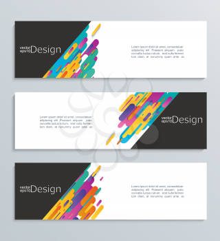 Web banner for your design, header template and background. Vector illustration.