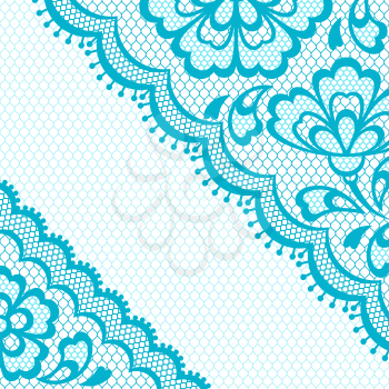 Vintage lace frame abstract ornament. Vector texture.