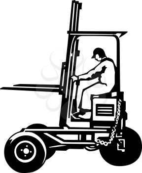 Forklifts Clipart