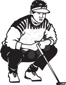 Golfing Clipart