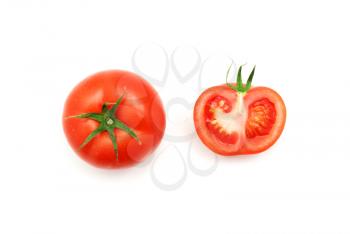 Isolated tomato. Element of design.