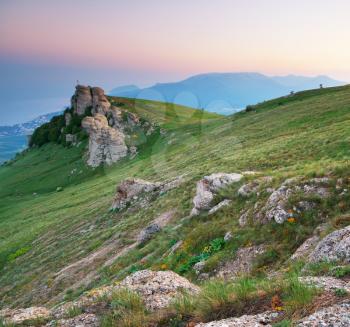 Mountain landscape. Composition of nature.