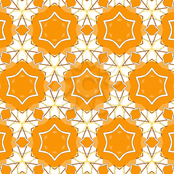 Autumn abstract floral background in yellow and orange