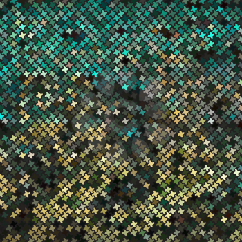 Yellow-green abstract mosaic background. There is a variant in a vector.