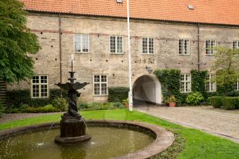 Hospital of the Holy Ghost or Aalborg Kloster in the old town of Aalborg in Denmark
