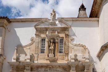 Detail of the entrance to the main area of the University of Coimbra